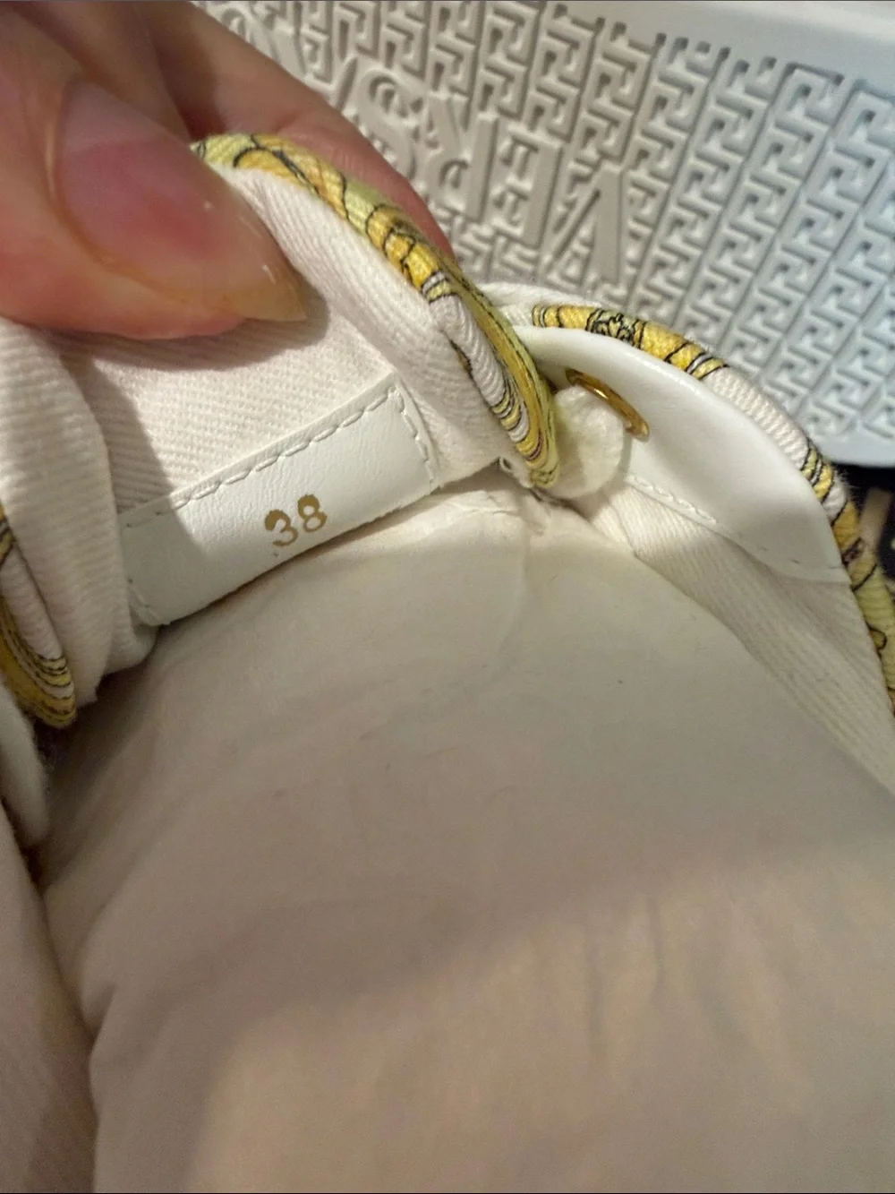 Versace Tessuto  St. Spring  sneaker size 38